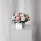 Preserved dusty and cream rose arrangement for yachts